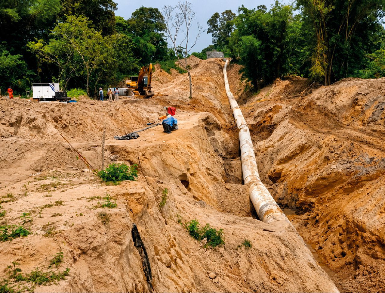 obra colocacion tuberia misantla